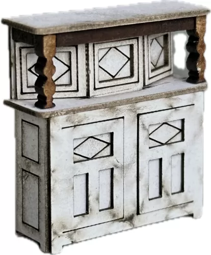 1:48th Elizabethan Court Cupboard