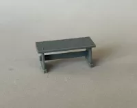 3D 1:48th Rustic Table