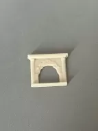 3D 1:48th Fancy Fireplace (Cream)